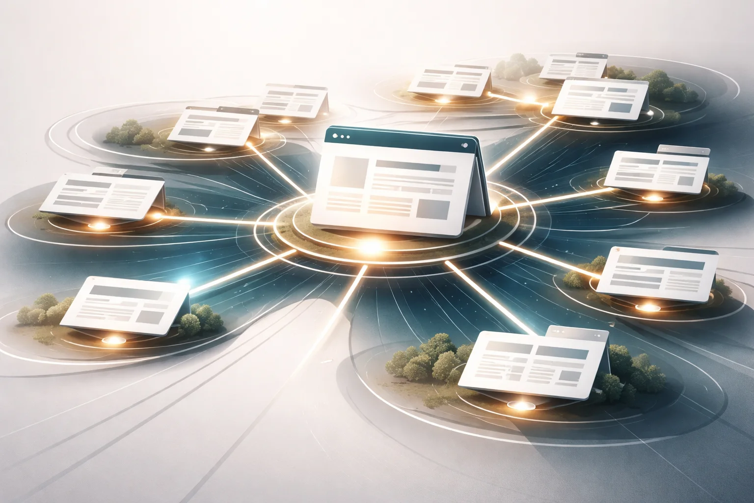 Hub Page (Merkez Sayfa) Nedir? İç Link Gücü - Teknik SEO Rehberi