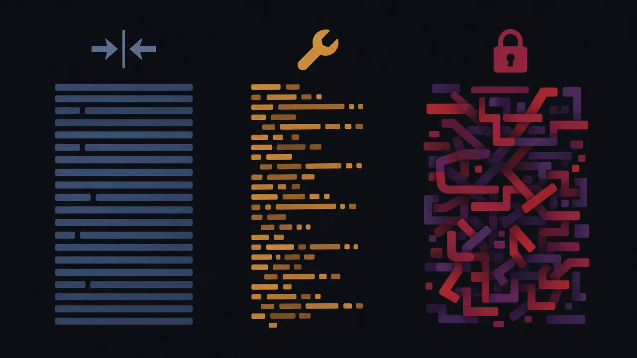 Minify vs Uglify vs Obfuscate: Farkları Nelerdir? - Web Geliştirme Rehberi